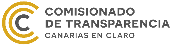 Comisionado de transparencia Canarias en claro